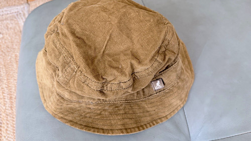 Kangol brown corduroy bucket - corduroy,