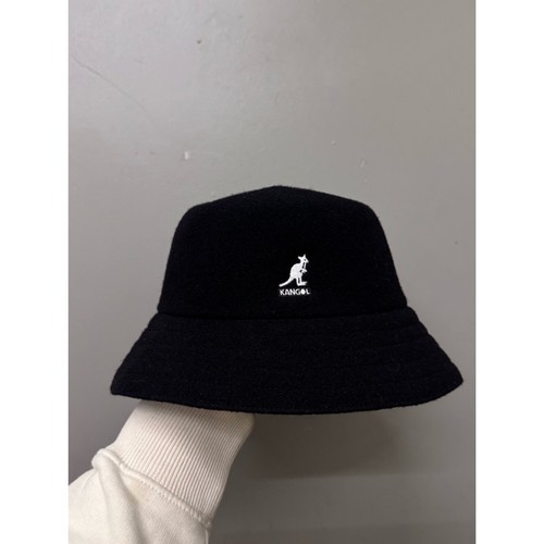 Kangol black bermuda bucket - black,