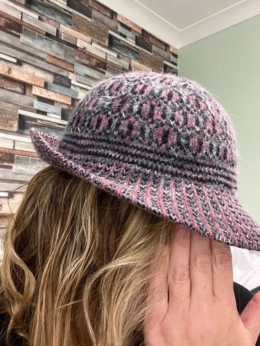Kangol one size - pink, grey