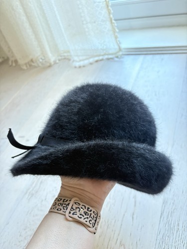Vintage kangol black fur - vintage,