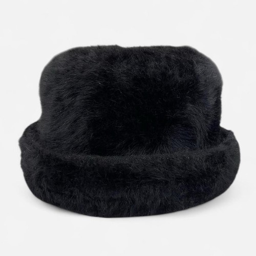 Kangol bucket hat black - black, angora