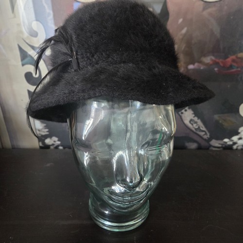 Kangol black furgora angora - furgora,